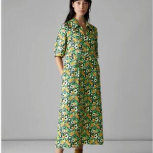 Toast UK Trailing Nasturtium Print Dress